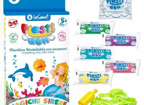 PLASTILINA-DOH MAGICHE SIRENE 50GRX5 BE SMART ART.01050482