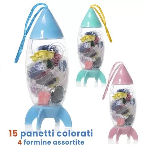 PLASTILINA-DOH SHUTTLE 22CM 15PZ+4 FORME 150G BE SMART ART.01050491 PLASTILINA-DOH SHUTTLE 22CM 15PZ+4 FORME 150G BE SMART ART.01050491