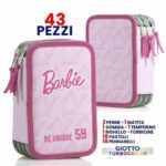ASTUCCIO 3 ZIP BARBIE CHIC 18+18 GIOTTO
