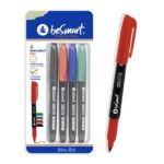 MARCATORI SLIM COLORI ASSORTITI IN BLISTER DA 4 BE SMART ART.01290016