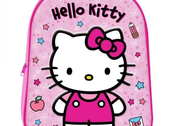 ZAINO ASILO 3D 31CM HELLO KITTY ART.06971653