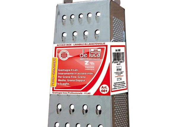 GRATTUGIA 4 LATI INOX PROFESSIONALE