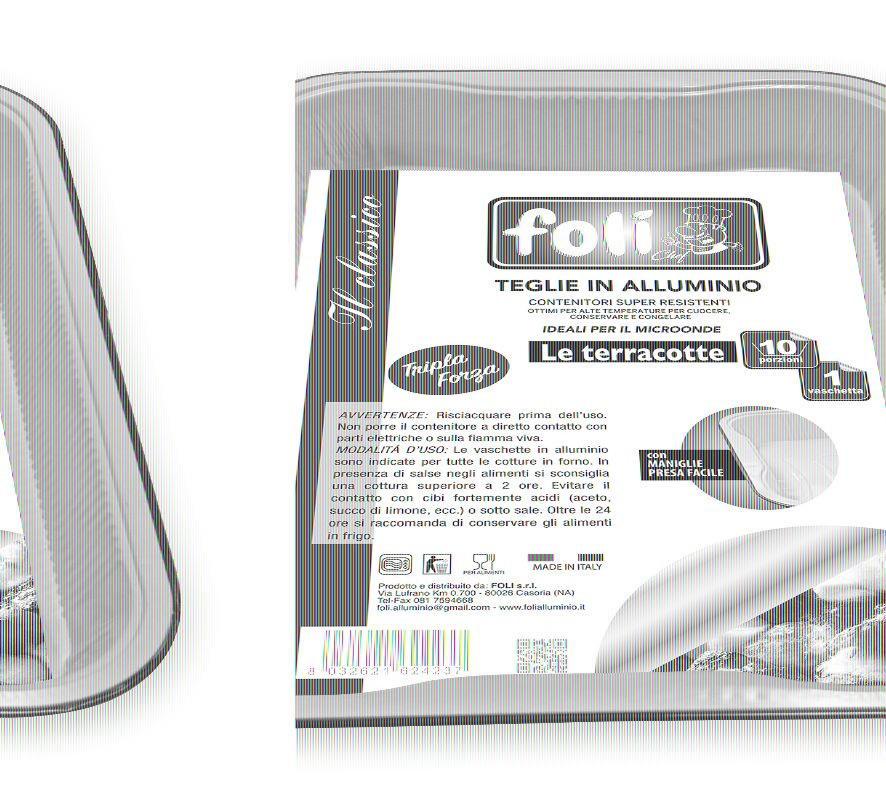FOLI' TERRACOTTE CONT. 10PORZ. 1PZ CON MANIGLIE ART.423 FOLI' TERRACOTTE CONT. 10PORZ. 1PZ CON MANIGLIE ART.423