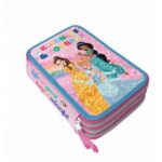 ASTUCCIO 3 ZIP PRINCIPESSE PAILETTES REV.PR0795
