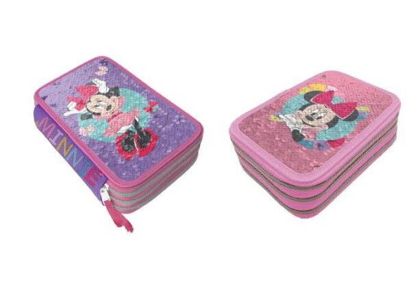 ASTUCCIO 3 ZIP GIOTTO REVERSIBILE MINNIE