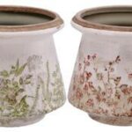 VASO CERAMICA SALAS ASS2COL DIAM18XH16 ART.111940