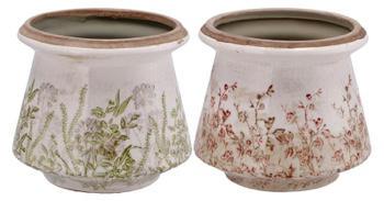 VASO CERAMICA SALAS ASS2COL DIAM18XH16 ART.111940