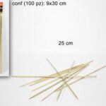 SPIEDINI BAMBOO 100PZ 25CM