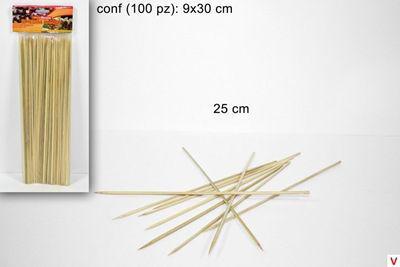 SPIEDINI BAMBOO 100PZ 25CM