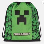ZAINO COULISSE CON TASCA PIXEL MINECRAFT ART.74362