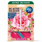 AMBIPUR WC TAVOLETTA GEL ROSE & LILY 45GR X 8