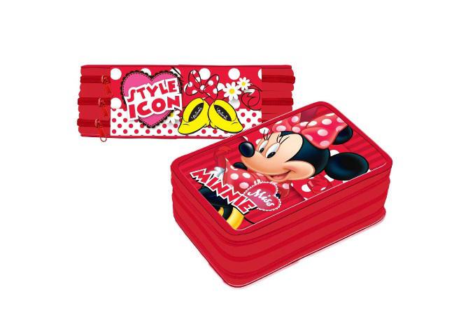 ASTUCCIO 3ZIP MINNIE PREMIUM ART.1004E2215 $ ASTUCCIO 3ZIP MINNIE PREMIUM ART.1004E2215 $