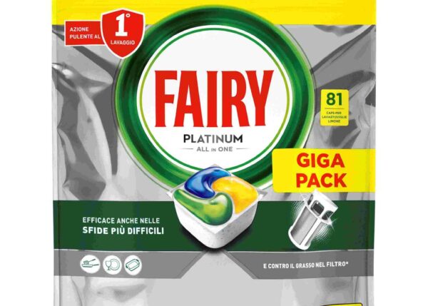FAIRY PLATINUM ALL IN 1 81TABS LIMONE