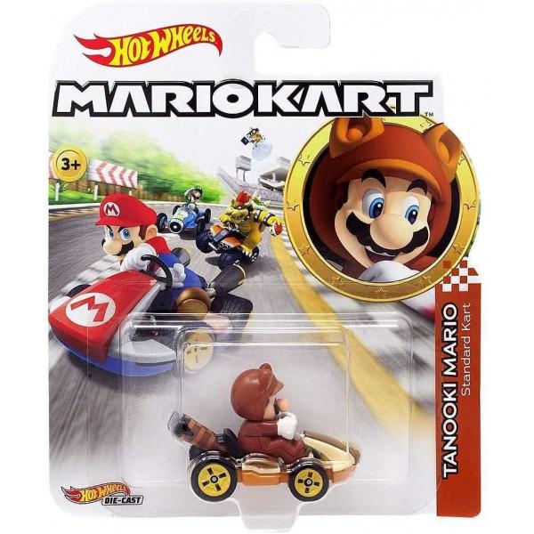 HOT WHEELS MARIO KART TANOOKI MARIO ART.GBG25 HOT WHEELS MARIO KART TANOOKI MARIO ART.GBG25