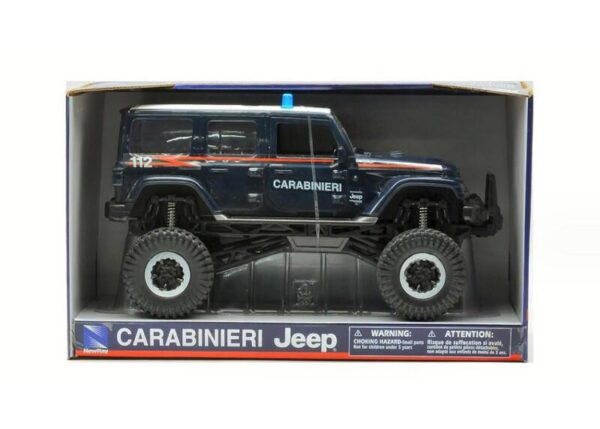 JEEP SAHARA BIG WHEELS CARABINIERI SCALA 1:18 ART.37646