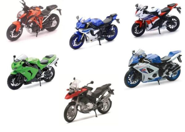 MOTO STRADA ASS. SCALA 1:12 ART.43108E