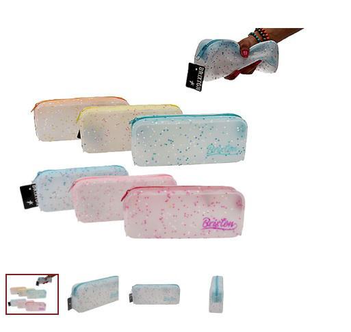 BAULETTO PORTAPENNA BRX SILICON GLITT.AZZURRO ART.1415-9806B $ BAULETTO PORTAPENNA BRX SILICON GLITT.AZZURRO ART.1415-9806B $