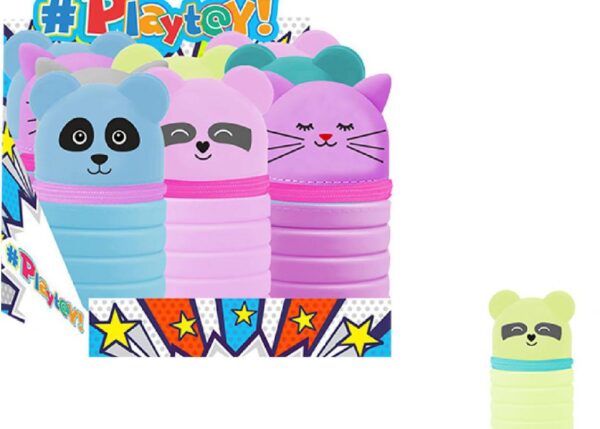 BAULETTO SILICONE A SOF. PLAY TOY PUPPIE GIALLO ART.14553364Y