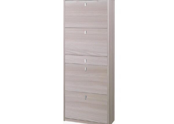 SCARPIERA 4 ANTE CON CASSETTO 170X70X37CM OLMO $