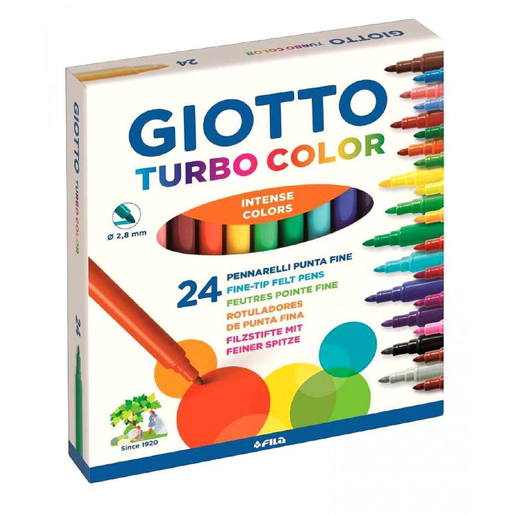 GIOTTO COLORI TURBO COLOR 24PZ F417000 GIOTTO COLORI TURBO COLOR 24PZ F417000
