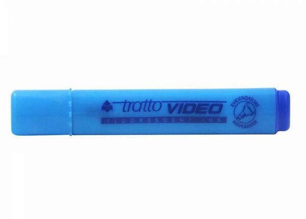 EVIDENZIATORE TRATTO AZZURRO