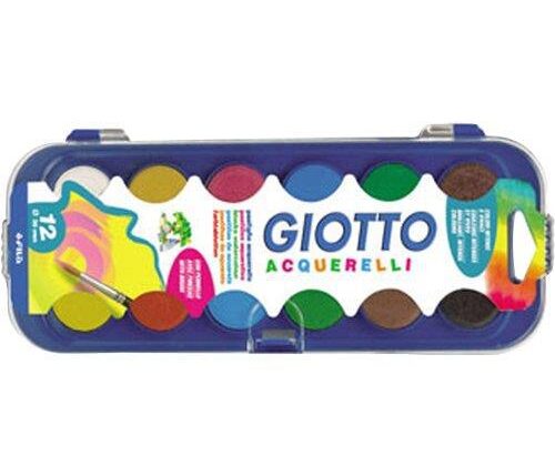 GIOTTO COLORI ACQUARELLI 12PZ