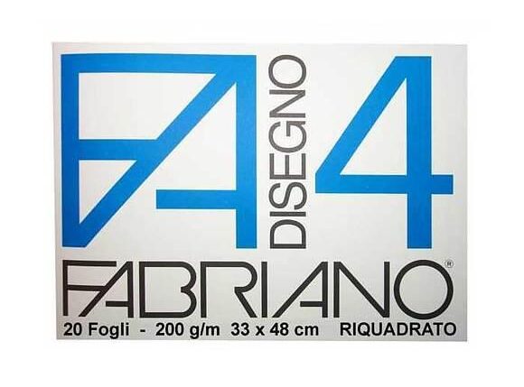 ALBUM F4 LISCIO RIQUADRATO33X48 20 FOGLI