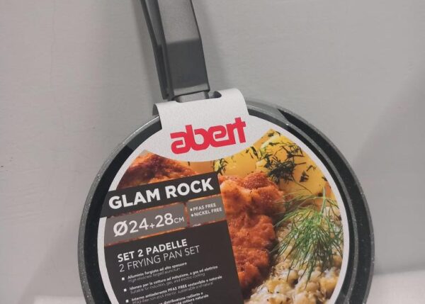 PADELLE GLAM SET/2 DIAM 24+28CM ALLUMINIO/ANTIADERENTE