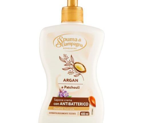 SPUMA DI SCIAMPAGNA SAPONE MANI 400ML ARGAN E PATCHOULI