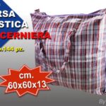 BUSTA SHOPPER PLASTIFICATA C/CERNIERA