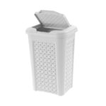 PATTUMIERA ARIANNA BAGNO 10LT BIANCO