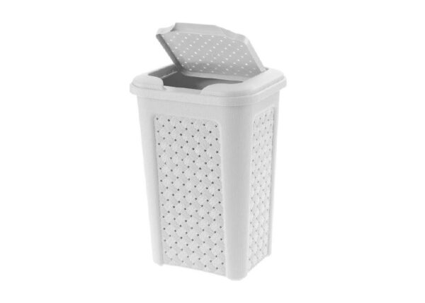 PATTUMIERA ARIANNA BAGNO 10LT BIANCO