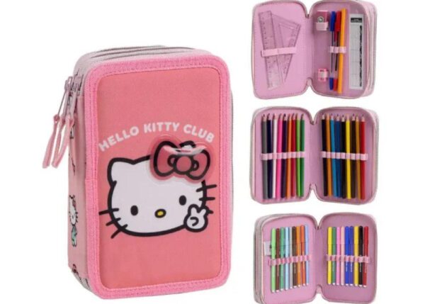 ASTUCCIO TRIPLO HELLO KITTY 18+18 GIOTTO ART.06971654