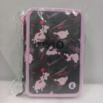 ASTUCCIO TRIPLO 18+18 GIOTTO GRAFFITI BE SMART ROSA ZIP NERA ART.271016