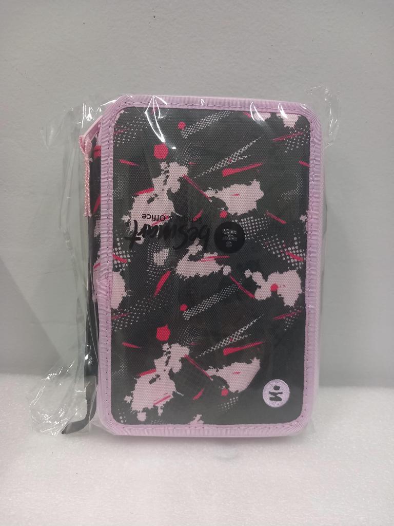 ASTUCCIO TRIPLO 18+18 GIOTTO GRAFFITI BE SMART ROSA ZIP NERA ART.271016 ASTUCCIO TRIPLO 18+18 GIOTTO GRAFFITI BE SMART ROSA ZIP NERA ART.271016