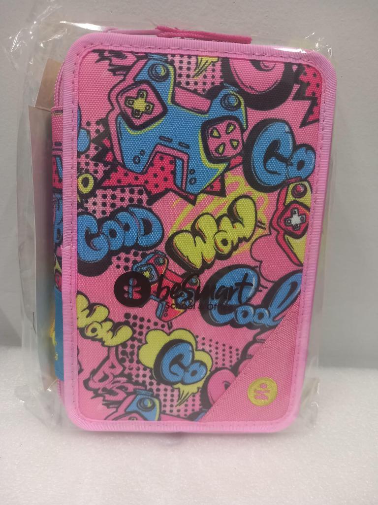 ASTUCCIO TRIPLO 18+18 GIOTTO GOOD WOW GO BE SMART ROSA ZIP GIALLA ART.271020 ASTUCCIO TRIPLO 18+18 GIOTTO GOOD WOW GO BE SMART ROSA ZIP GIALLA ART.271020