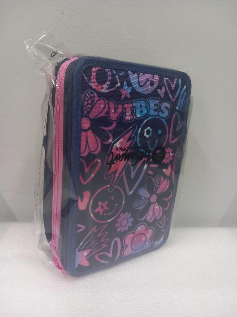 ASTUCCIO TRIPLO 18+18 GIOTTO VIBES BE SMART BLU ZIP ROSA ART.271021 ASTUCCIO TRIPLO 18+18 GIOTTO VIBES BE SMART BLU ZIP ROSA ART.271021