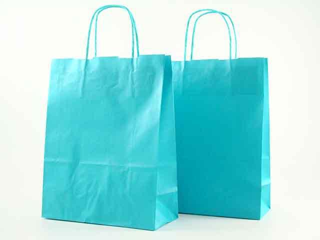 BUSTA REGALO CARTA 45X15X50CM AZZURRO BUSTA REGALO CARTA 45X15X50CM AZZURRO