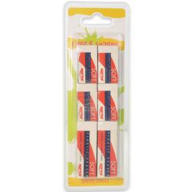 GOMMA BIANCA PLASTIC 6PZ ART.01010097 GOMMA BIANCA PLASTIC 6PZ ART.01010097
