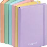 CARTELLINA CON ELASTICO ACTIVE DORSO 8 PASTEL X6 ART.63528