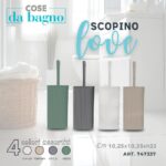 SCOPINO WC LOVE COLORI ASSORTITI 10.25X10.25X32 CM ART.747337