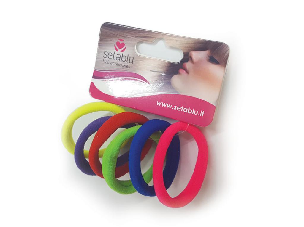 SETABLU ELASTICO FERMA-CODA PICCOLO 6PZ COLORATI SETABLU ELASTICO FERMA-CODA PICCOLO 6PZ COLORATI