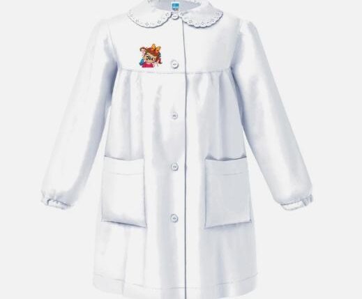 SIGGI GREMBIULE SCUOLA BIANCO BIMBA 6A ART.3GR4173/AP-0001