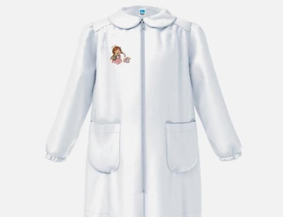 SIGGI GREMBIULE SCUOLA BIANCO BIMBA 7A ART.33GR4177/AP-0001