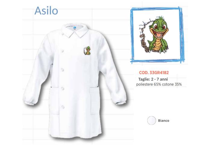 SIGGI GREMBIULE SCUOLA BIANCO BIMBO 6A ART.33GR4182/AP-0001 SIGGI GREMBIULE SCUOLA BIANCO BIMBO 6A ART.33GR4182/AP-0001