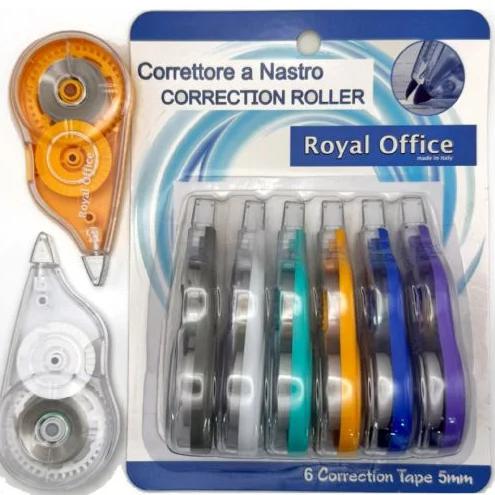 CORRETTORE A NASTRO ROYAL OFFICE 5MMX12M CORRETTORE A NASTRO ROYAL OFFICE 5MMX12M