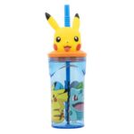 POKEMON BICCHIERE C/CANNUCCIA 3D 360ML ST08066