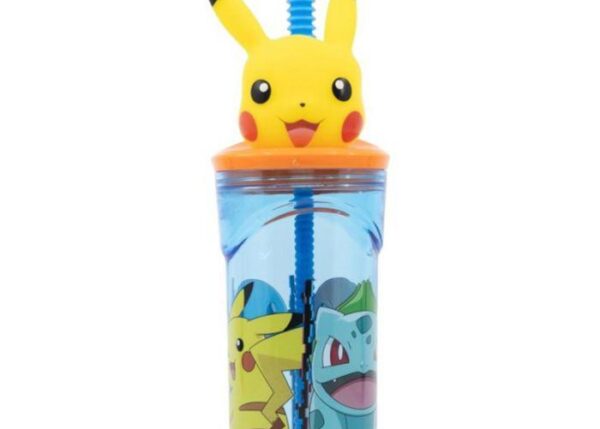 POKEMON BICCHIERE C/CANNUCCIA 3D 360ML ST08066