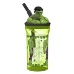 TRITAN HULK BICCHIERE C/CANNUCCIA 3D 360ML ST74867
