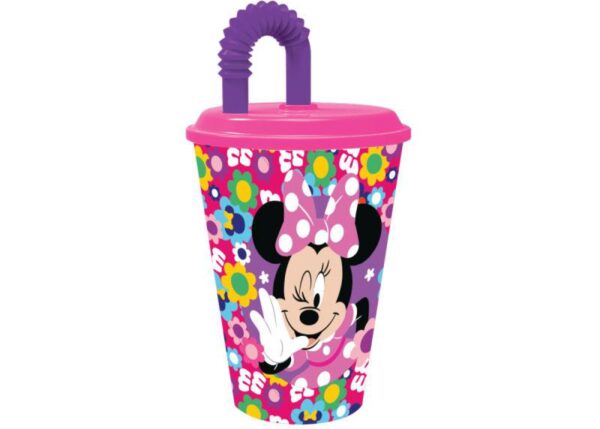 MINNIE BICCHIERE C/CANNUCCIA 430ML ART.74430